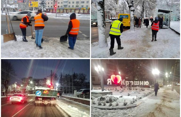 В Житомирском горсовете сообщили, как коммунальщики справляются с первым серьезным снегопадом