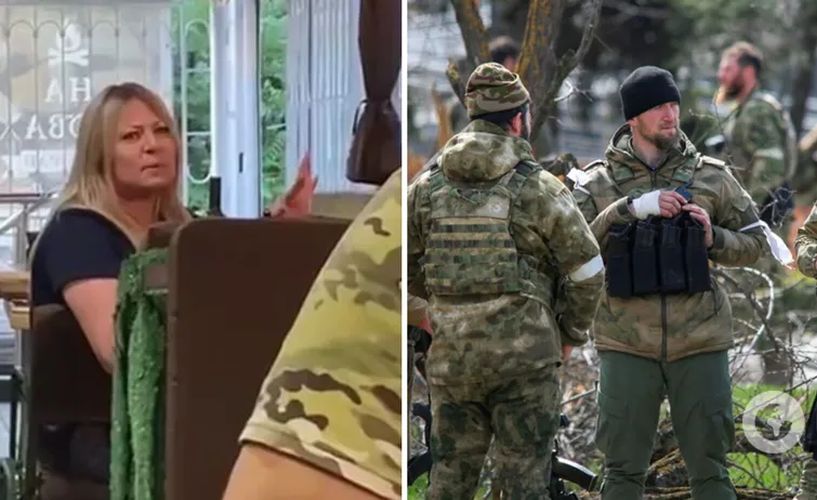 «Этих узкоглазых тварей у нас в Донецке не будет»: в ресторане «На Дровах» женщина набросилась на российских солдат. ВИДЕО
