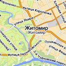 Яндекс обновил карту Житомира