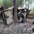 Жуткая авария в Черняховском районе: водитель и пассажир сгорели в автомобиле. ФОТО