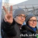 В Житомире на митинге Фронта Перемен выступила группа «Крихітка». ФОТО