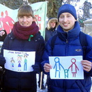 Люди і Суспільство: 80 житомирян поехали в Киев на акцию протеста против гомосексуалистов. ФОТО