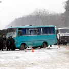 Надзвичайні події: На трассе Житомир-Киев маршрутка влетела в фуру. Пострадало 10 пассажиров. ФОТО