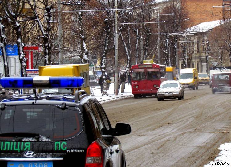 Зима в Житомире. Город в снегу