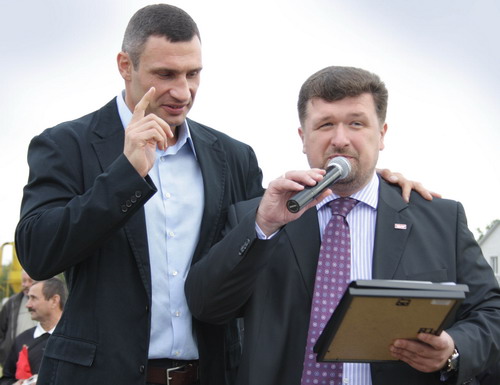 На Житомирщині відбувся візит лідера партії Удар Віталія Кличка