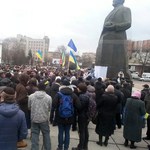 Люди і Суспільство: Утром в Житомире началась всегородская забастовка студентов. ВИДЕО
