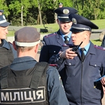 В Житомире милиционеры тренировались прекращать возможные силовые противостояния.