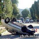 Надзвичайні події: Житомир: Peugeot 307 опрокинул ВАЗ-2110. ФОТО