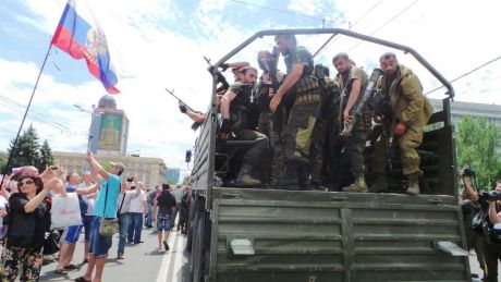  У Донецьку вітають чеченців-визволителів 