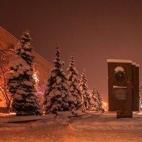 zhitomir Вечерний Житомир в снегу. ФОТО