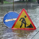 В результате сильного дождя улицы Житомира превратились в реки