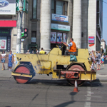 Город: Из-за ремонта улицы Киевской, в Житомире каждый день возникают пробки. ФОТО