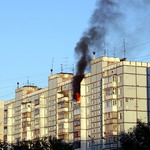 В Житомире едва не сгорел 9-этажный дом