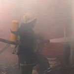 Происшествия: Утром 1 января в центре Житомира сгорел трехэтажный частный дом
