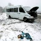 Под Житомиром перевернулся автобус с гражданами Белоруссии