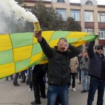 Футбольные фанаты в Житомире потребовали от властей возродить ФК Полесье. ФОТО