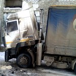 На дороге в Житомирской области загорелся грузовик с одеждой