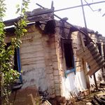 На Житомирщине старик по неосторожности спалил дом