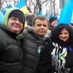 Житомирские политики на Евромайдане в Киеве. ФОТО