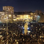 Более 3 тысяч житомирян вышли на «антипутинский» протест. ФОТО