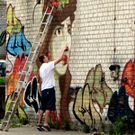 Мистецтво і культура: Граффити в Житомире. В рамках фестиваля уличные художники украсили промзону. ФОТО