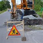 Город: В Житомире ремонтируют центральный водопровод, без отключения воды