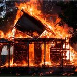 Происшествия: В Житомире на улице Пушкинской сгорел частный дом. ФОТО