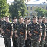 В Житомирском военном институте состоялось принятие присяги курсантами учебного сбора. ФОТО