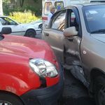 Происшествия: В Житомире на перекрестке улиц Шевченко-Шелушкова столкнулись два автомобиля. ФОТО