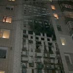 Происшествия: На улице Щорса в Житомире произошел пожар в 9-этажном доме. ФОТО