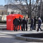 Общество: Активисты выгнали коммунистов из центра Житомира. ФОТО