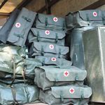 Война в Украине: Делегация из Коростеня передала житомирской 95-й бригаде международную гумпомощь. ФОТО