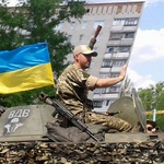 Война в Украине: В Житомир из зоны АТО вернулись десантники 95-й бригады. ФОТО
