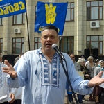Тягнибок в Житомире резко раскритиковал своего бывшего соратника Яценюка. ФОТО