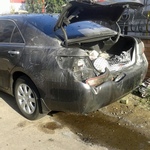 Происшествия: В Житомире активисту Андрею Федирко сожгли Toyota Camry. ФОТО