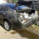 В Житомире активисту Андрею Федирко сожгли Toyota Camry. ФОТО