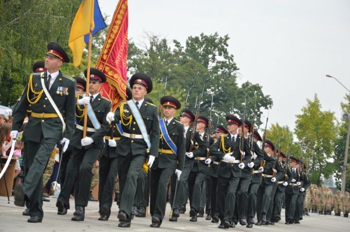 В Житомире будущие офицеры приняли присягу на верность украинскому народу. ФОТО