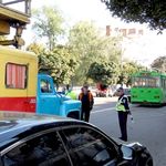 В центре Житомира оборвался троллейбусный кабель: пострадал человек и автомобиль. ФОТО