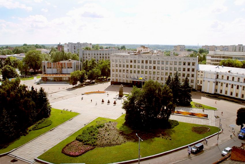 площадь Королёва в Житомире