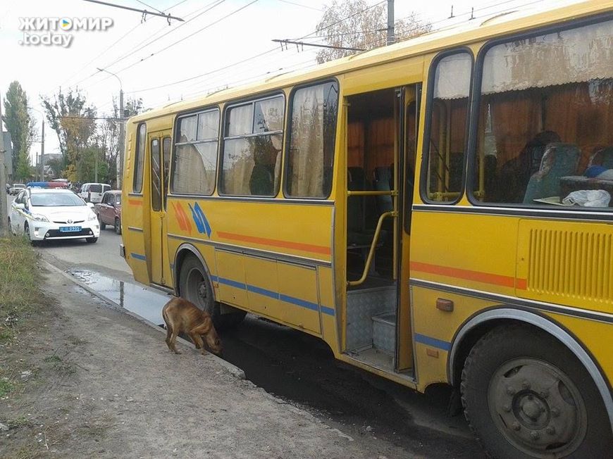 Выборы 2015: в Житомире задержан автобус с проплаченными избирателями. ФОТО