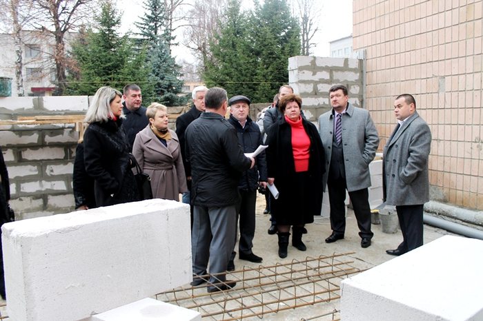 Город: Председатель Житомирского облсовета осмотрела строительство помещения для будущего МРТ