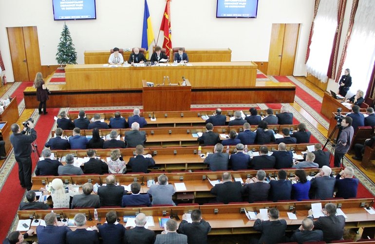 Началась вторая сессия Житомирского областного совета седьмого созыва