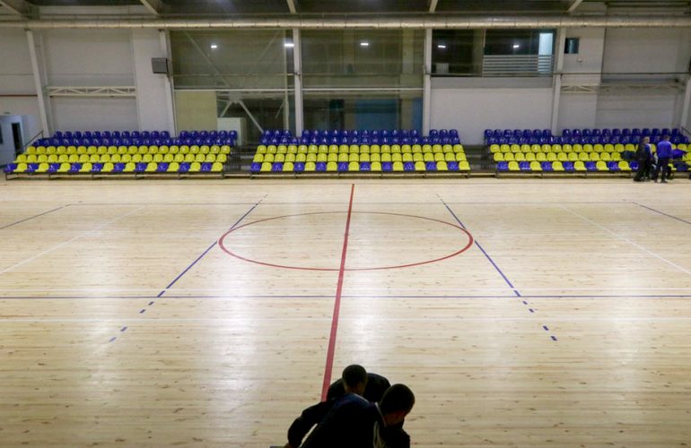 Житомир принимает Чемпионат Украины по футзалу в новом спортивном зале. ФОТО