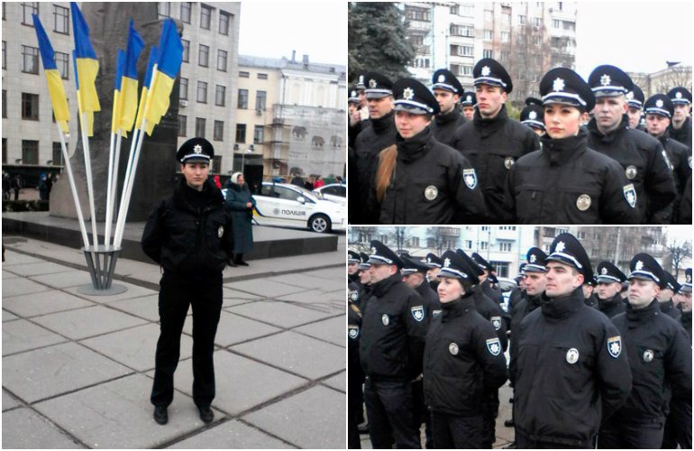 229 полицейских приняли присягу и уже вечером выйдут патрулировать улицы Житомира