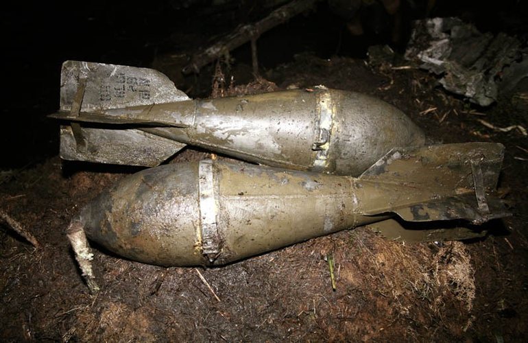 На одном из житомирских складов рабочие нашли авиационную бомбу