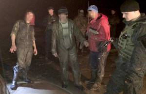  В Житомирской области полиция и <b>Нацгвардия</b> задержали ночных копателей янтаря 