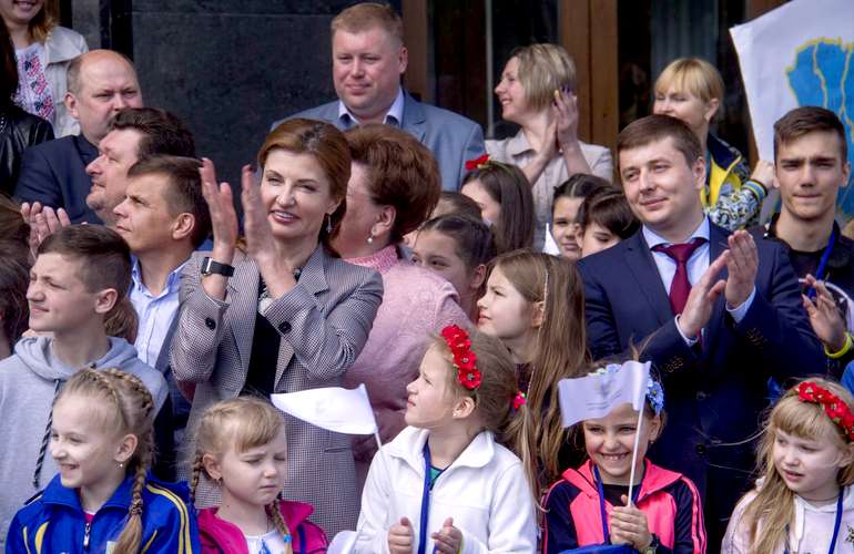 Жена Президента Марина Порошенко приехала в Житомир. ФОТО