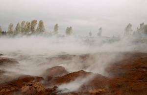 В Житомирскую область вновь вернулась жара, а вместе с ней торфяные пожары