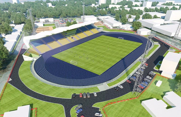 Как в будущем будет выглядеть стадион «Полесье» в Житомире. ФОТО