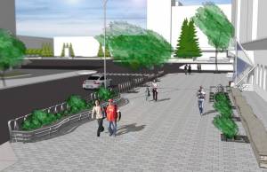 ​В Житомире начинают реконструировать тротуары: каким будет центр города через 2 месяца. ФОТО